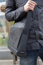 MADRID - XDXCLUSIVE RFID USB 15.6 inch Messenger Bag - Black