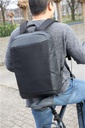 MADRID - XDXCLUSIVE RFID USB Laptop Backpack - Black