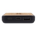TUZLA - @memorii 5000 mAh Bamboo Wireless Powerbank (Anti-microbial)