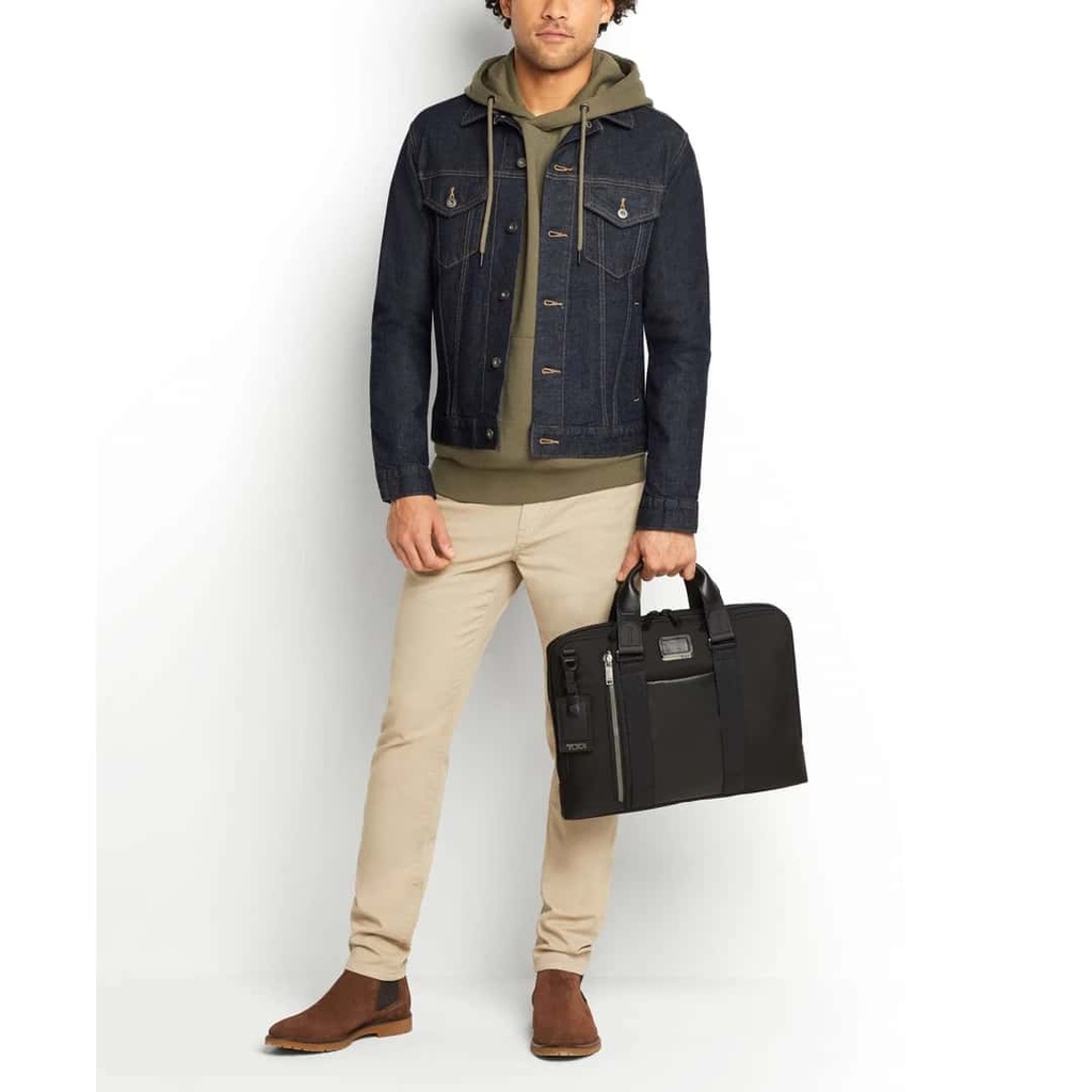 TUMI® - Alpha Bravo Aviano Slim Briefcase - Black