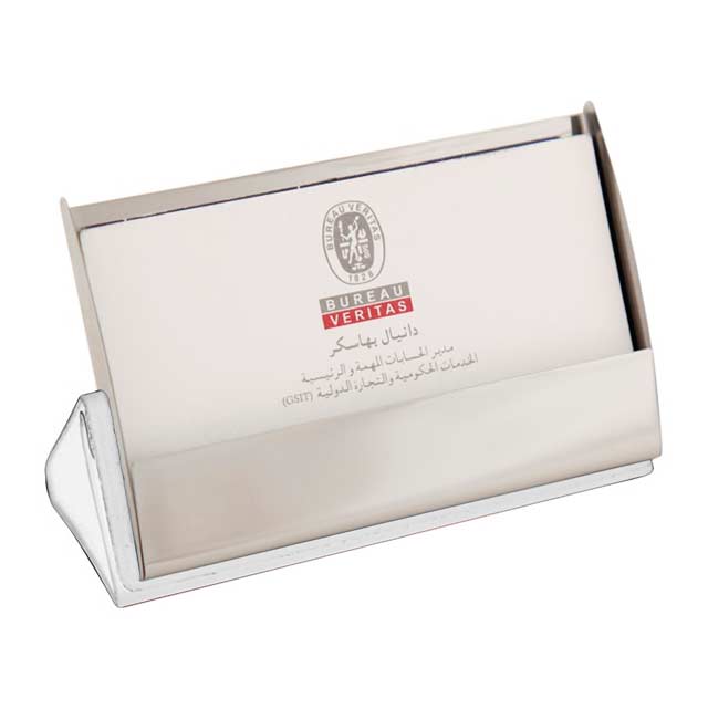 Giftology Pocket Cardholder cum Desk Top - White