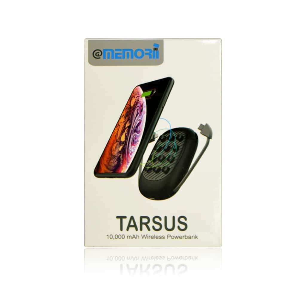 TARSUS - @memorii 10000mAh Wireless Power Bank With Light-Up Logo