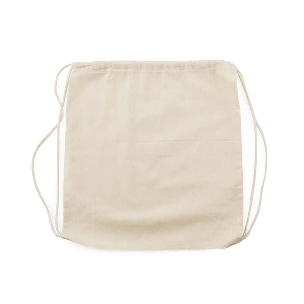 Eco-neutral Cotton Draw String Bags-Natural
