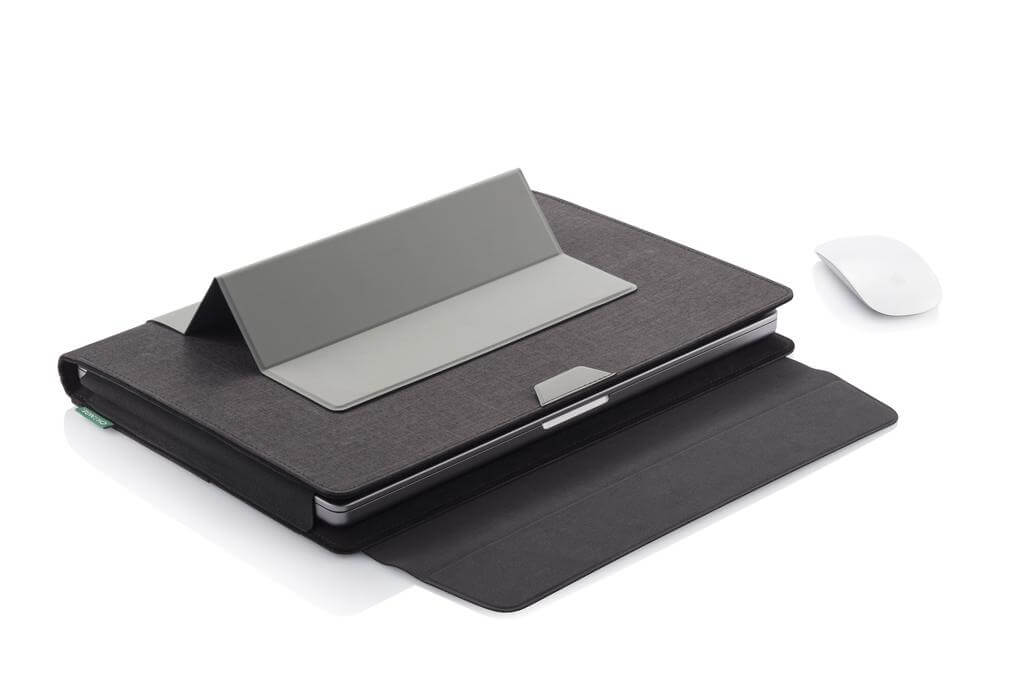 FULDA - CHANGE Collection RPET Laptop Case &amp; Workstation - Grey