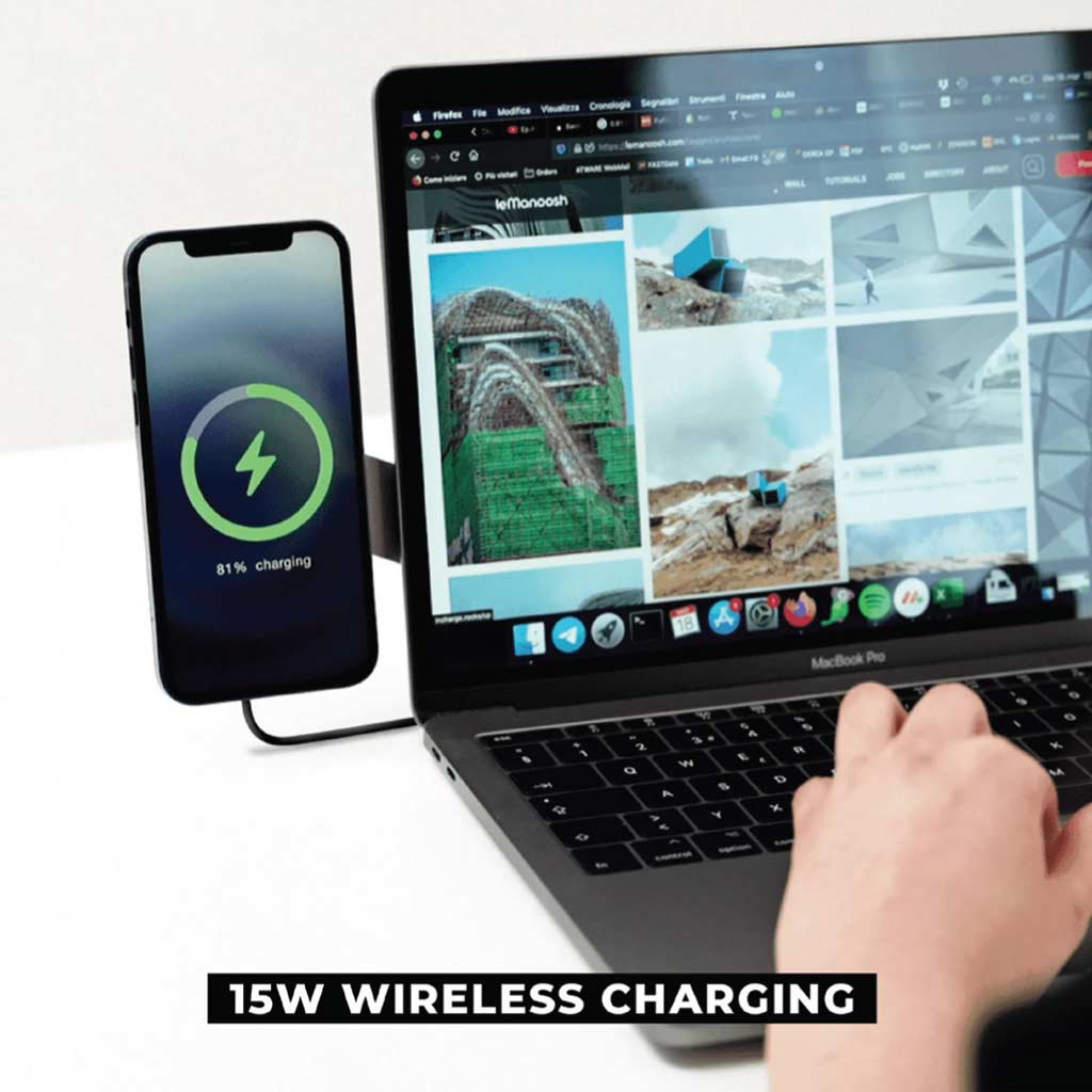 DABIE - @memorii Set of Magnetic Mount and Wireless Charger