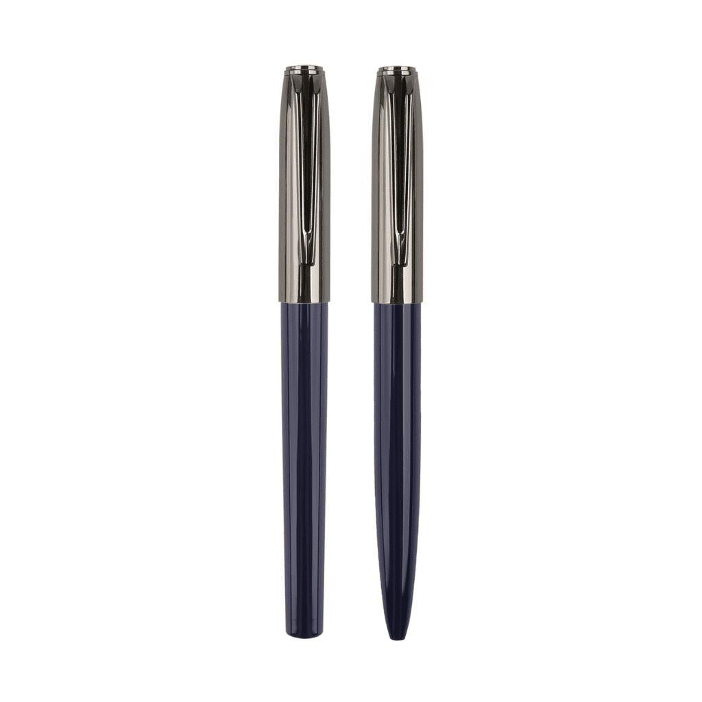 NORA - Gift Set of Roller and Ball Pen - Navy Blue