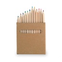 [STMK 140] Set Of 12 Pencils In Natural Cardboard Box