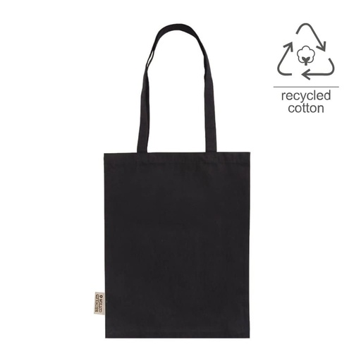 [CTEN 2105] HAREN - Recycled Cotton Tote Bag (140GSM) - Black