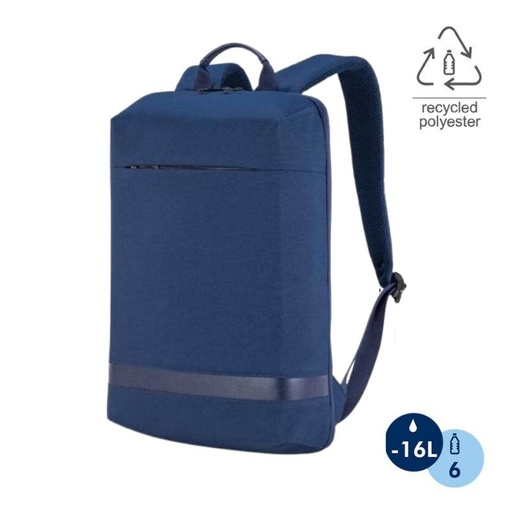 [BPSN 2135] SANOK - CHANGE Collection Slim RPET 15.6" Laptop Backpack - Blue