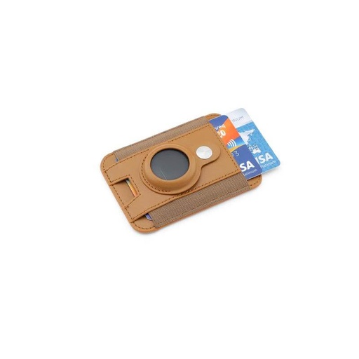 MARZ - Santhome Airtag Cardholder - Tan