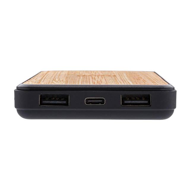 ASKAS - @memorii 8000 mAh Bamboo Wireless Powerbank (Anti-microbial)