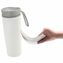 EUNOIA - Hans Larsen Anti-Spill Mug with Grey lid