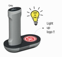 PINSK - @memorii 2200 Mah Powerbank With Docking Station (Grey)