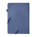 FAROE - Santhome A5 PU Hard Cover Notebook with Pen Loop - Navy Blue