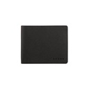 CROSS Saffiano Leather 4CC Bifold Wallet with Coin Pocket - Black