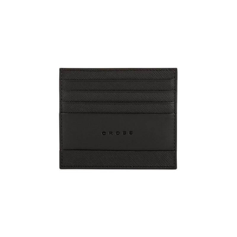 CROSS Saffiano Leather 6CC Card Holder - Black