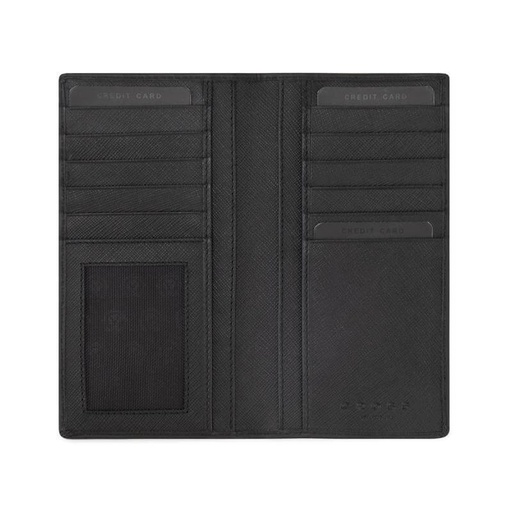 CROSS Soft Grain Leather 12CC Longcoat Wallet - Black