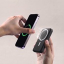 Maglite 5K - 5000 mAh Magnetic Wireless Power Bank - Black 