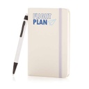 XD A6 Hard Cover Notebook With Stylus Pen - White