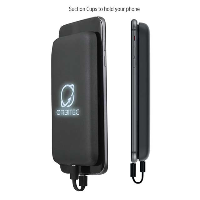 SOPOT - @memorii 5000 mAh Powerbank with Light-Up Logo