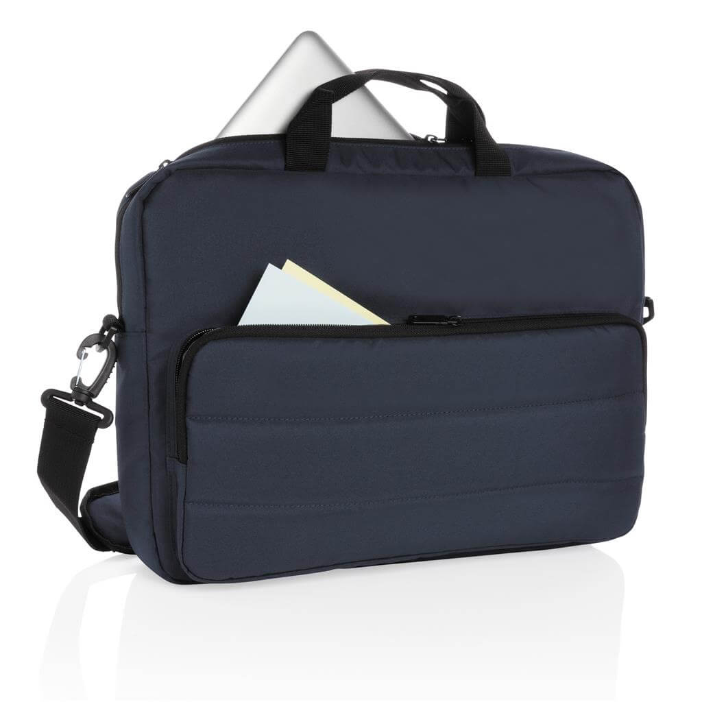 Impact AWARE™ RPET 15.6&quot; Laptop Bag - Navy Blue