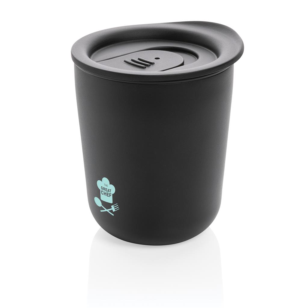 CELLE - Simplistic Antimicrobial Coffee Tumbler - Black