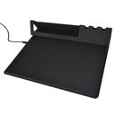 RUNKEL - 10W Wireless PU Mouse Pad &amp; Desk Organizer - Black