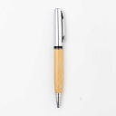 ATCA - eco-neutral Metal Pen with Bamboo Barrel - Natural