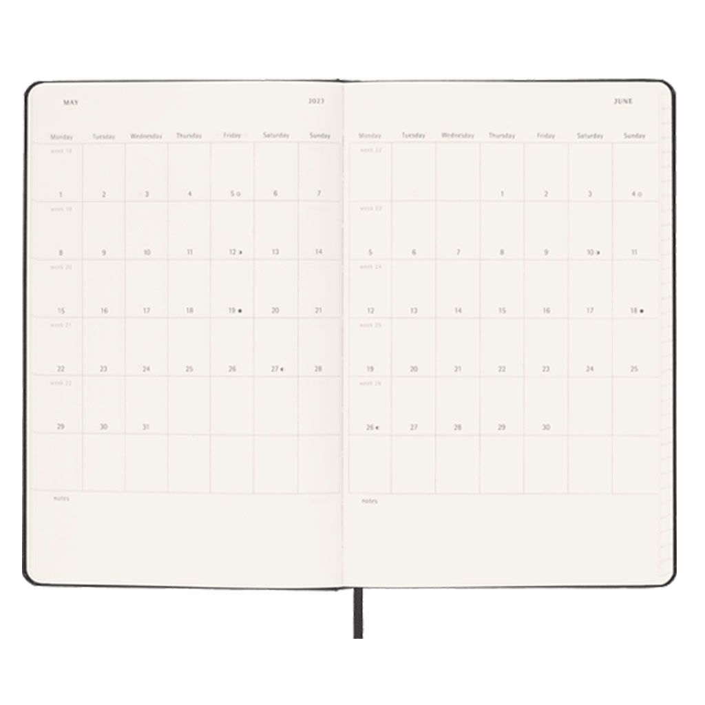 Moleskine 2023 Daily 12M Planner - Hard Cover - Large