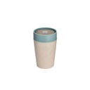 Circular Cup 8oz Cream &amp; Faraway Blue