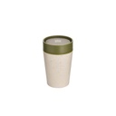 Circular Cup 8oz Cream &amp; Honest Green