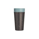 Circular Cup 12oz Black &amp; Faraway Blue