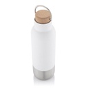 AVERSA - Hans Larsen Double Wall Vacuum Stainless Steel Bottle with Cork Lid - White