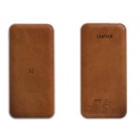 ALBECK - Recycled Leather 10000mAh PD Powerbank - White/Tan