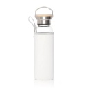 FLOHA - Hans Larsen Borosilicate Glass Bottle with Neo Sleeve - White