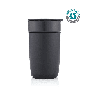 [DWHL 3163] SAVONA - Hans Larsen Premium Ceramic Tumbler With Recycled Protective Sleeve - Black