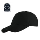 [HWSN 516] ULTRA - Santhome RPET 6 Panel DryNCool® Sport Cap - Black