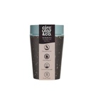 Circular Cup 8oz Black &amp; Faraway Blue