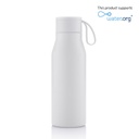 R-NEBRA - CHANGE Collection Recycled Stainless Steel Vacuum Bottle - White