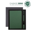 [GSSN 9557] LENZEN - CHANGE ZERO Sustainable Gift Set with Refillable Notebook, Pen & USB Keychain - Green