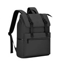LEON - Giftology 17" Rolltop Backpack - Black