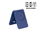 MAG3 - Giftology 3-in-1 Magnetic Wireless Charger Card Holder - Navy