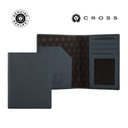 [LACR 2008] CROSS Saffiano Leather 4CC Passport Cover - Navy Blue