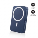 Maglite 5K - 5000 mAh Magnetic Wireless Power Bank - Navy Blue 