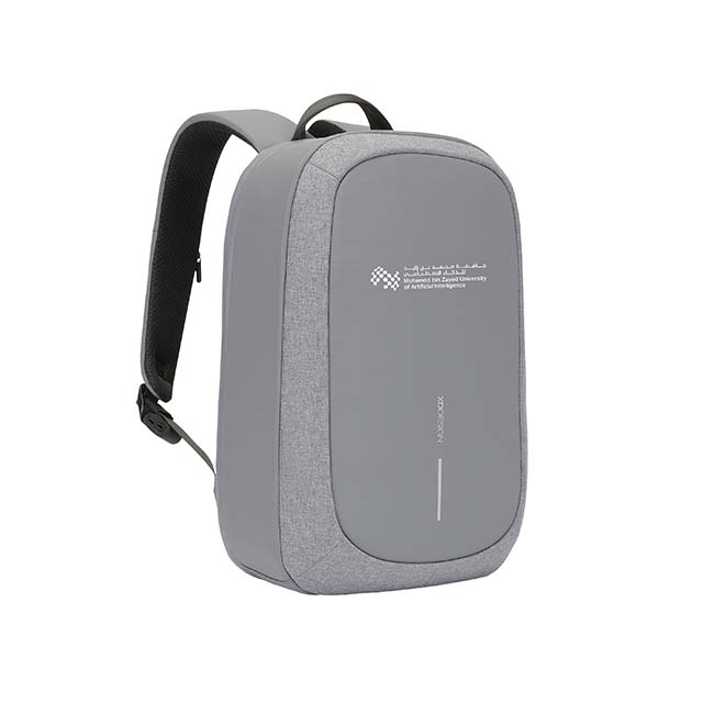 MBZUAI Anti-Theft Backpack - Grey