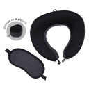 [TASN 101] ZABARI - SANTHOME Travel Set (Pillow and Eyemask in Pouch)