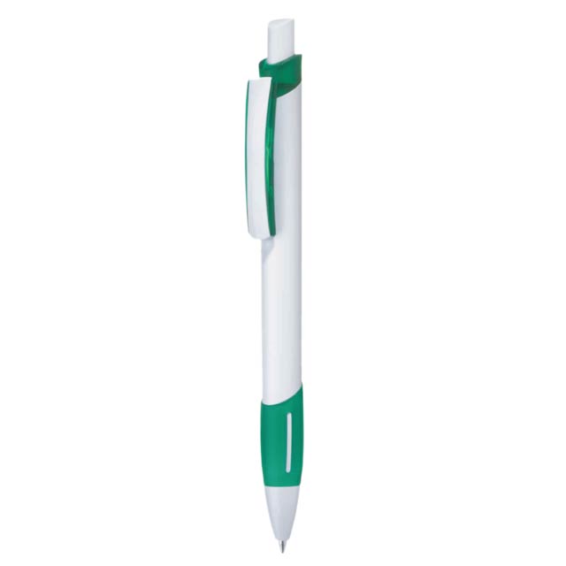 UMA STRIPE Plastic Pen Green