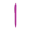 [STMK 120] Push-up Ball Pen With Monochrome Design - Fuschia