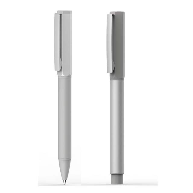 TROFA - Metal Roller and Ball Pen Set - Silver/Grey