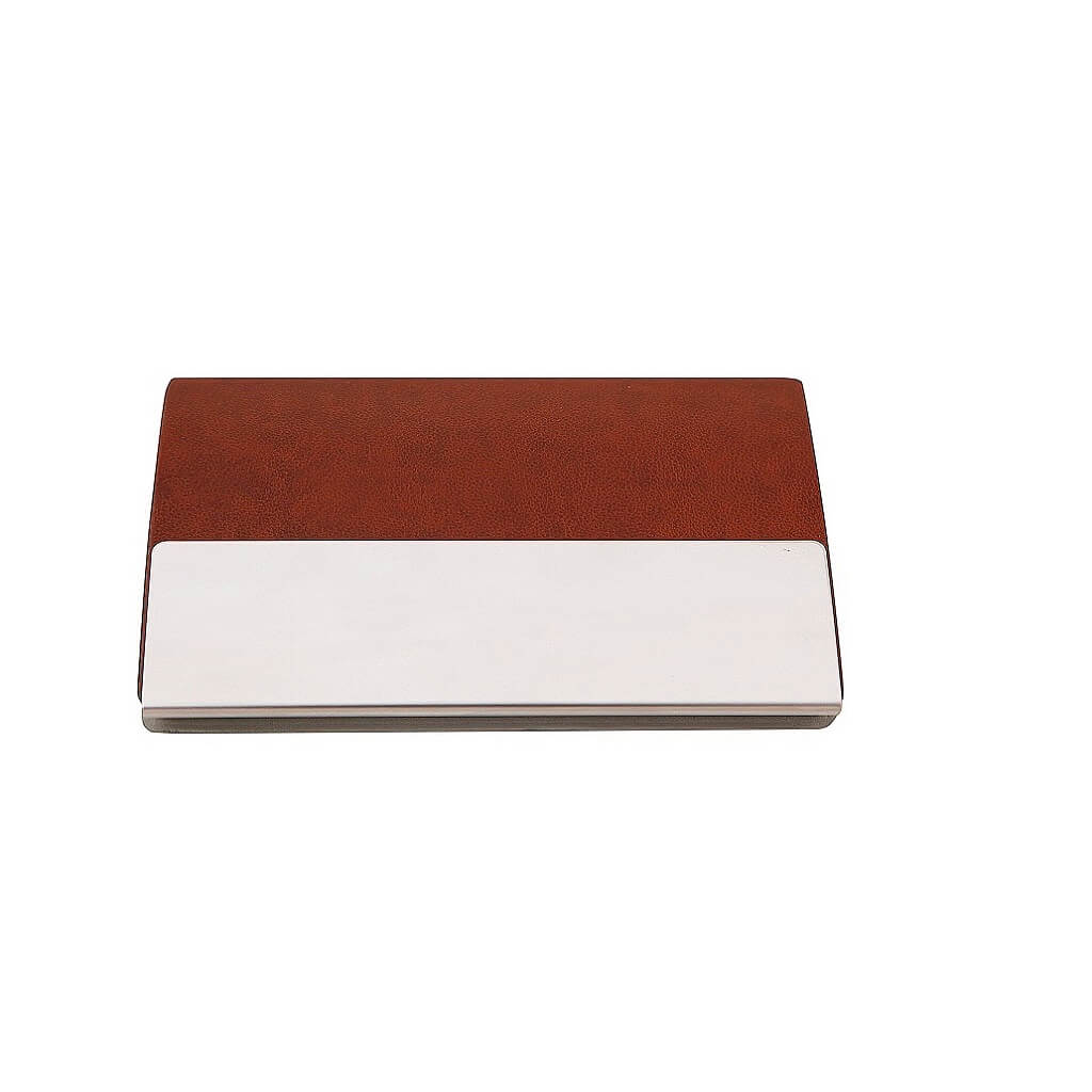 Giftology Pocket Cardholder & Desk Stand - Brown
